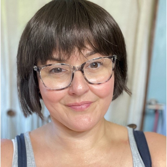 HAIR TOPPER RAQUEL WELSCH BOB WITH BANGS DARK BROWN - Picture 14 of 16